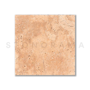 12x12 Ivory Tumbled Travertine Paver